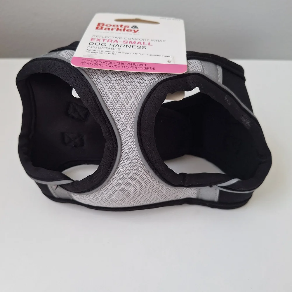 Boots & Barkley Black and Gray Dog Harness